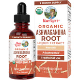 MaryRuth Organics Ashwagandha Root Liquid Drops bottle and label